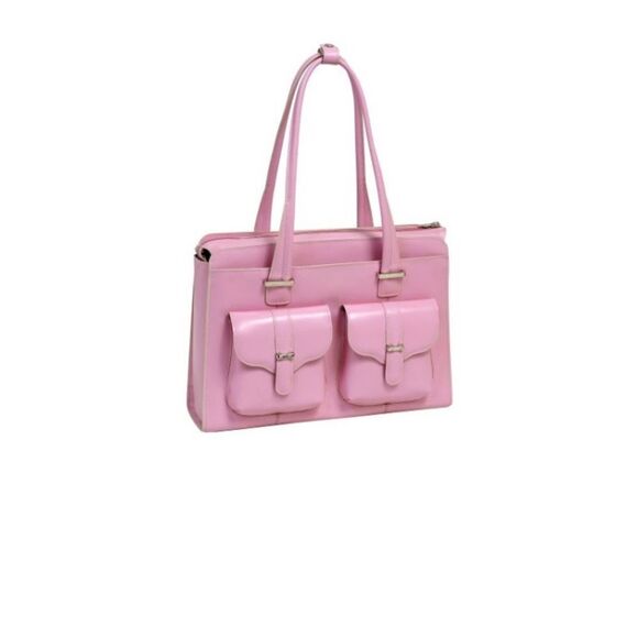 Accessories - McKlein, W Series, Alexis, Top Grain Cowhide Leather, 14" Laptop Briefcase,